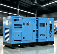 Générateur diesel Cummins 30 kVA 50 kVA super silencieux insonorisé triphasé 220 V/400 V avec ATS