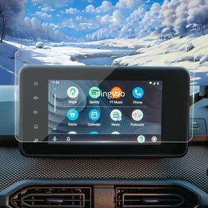 Protecteur d'écran Carplay, film protecteur en verre trempé, affichage du navigateur, autocollants de voiture, accessoires pour <span class=keywords><strong>DACIA</strong></span> <span class=keywords><strong>Sandero</strong></span> <span class=keywords><strong>2023</strong></span> - Product Image 3