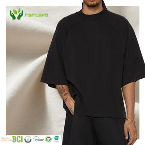 Fabricants de vêtements durables Vêtements personnalisés pour hommes T-shirt surdimensionné 100% coton 300 g/m² BlankBoxy T-shirt lourd - Product Image 1