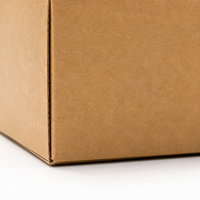 Boîte à languette en papier kraft personnalisée pour les commandes par abonnement, les vêtements, les cadeaux et l'emballage de détail