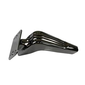 Pieds de canapé en métal Wansheng, noir canon, 10x10 cm, support pour canapé, meuble TV, table basse, style moderne minimaliste - Product Image 4