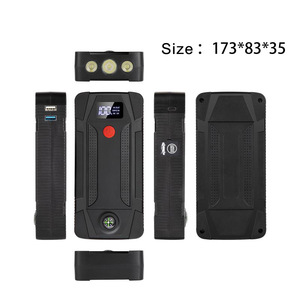 Démarreur de voiture 21000mAh avec pompe à air, gonfleur 800A, booster de batterie, dispositif de démarrage avec compresseur d'air et lumière LED - Product Image 2