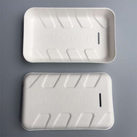 Support de téléphone portable en pulpe blanche pressée à froid, écologique, avec doublure intérieure en pulpe biodégradable