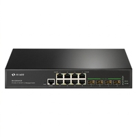 Switch Jaringan 8 Port 2.5G RJ45 4 Port 10G SFP+ L3 Managed SR-S25G3412F 1U Rack Mount