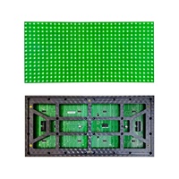 P10 Outdoor DIP Single Green Color LED Module LED Message Sign Board 10mm Dip Outdoor Led Modules