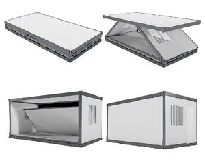 Maison en conteneur pliable extensible à deux étages Offres Spéciales Maison modulaire préfabriquée à plat pour hôtels à usage extérieur Panneau sandwich fabriqué - Product Image 5