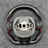 Volant de direction LED en fibre de carbone pour Dodge Challenger Charger SRT Custom 2014-2019