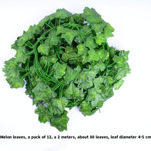 Nhân Tạo Cây Nho Màu Xanh Lá Cây Cây Nho Đường Ống Trang Trí Bìa Dải Cửa Hàng Trang Trí Nho Lá Cây Nho Nhân Tạo Giả Ivy Hàng Rào - Product Image 3