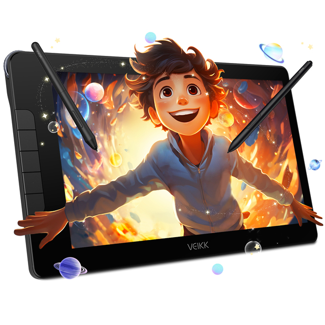 VK1600 Premium Drawing Tablet with Anti-Glare Surface and USB-C Connectivity Stock Available