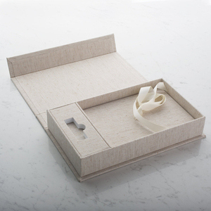 Custom <strong>Designed</strong> Luxury Cardboard Magnetic Gift <strong>Box</strong> Rigid Art Paper <strong>with</strong> Sponge Lining Embossing Wedding <strong>Ribbon</strong> Packaging Boxes - Product Image 4