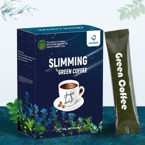 Laicuherb Slim Green Coffee, herbes naturelles, poudre instantanée pour la perte de poids, régime alimentaire sain, contrôle du poids, café au Ganoderma, boîte amincissante - Product Image 2