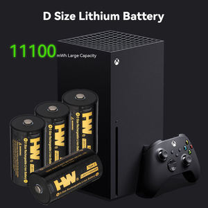 高容量D尺寸锂离子电池1.5伏恒压11100mWh，带直接usb-c充电 - Product Image 3