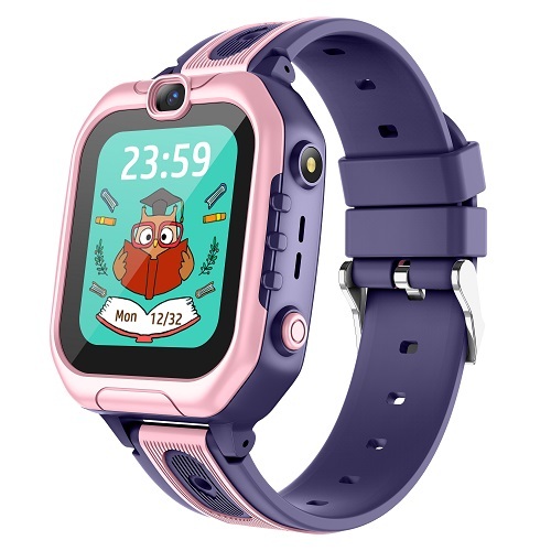 KT15 4G Kids Smartwatch 1.52" IPS GPS Tracker with Camera SOS Pedometer Alarm Clock IP67 Waterproof Silicone Band for Boys Girls