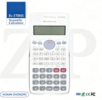 Calculatrice scientifique fx-570MS blanche avec PCB SKD, 401 fonctions, 40 constantes scientifiques, non programmable, pour étudiants en ingénierie