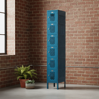 Casier en acier à succès pour garage, salle de sport, école, bureau – Casier métallique verrouillable au design moderne pour employés