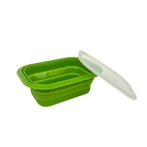 Fiambrera Bento <span class=keywords><strong>de</strong></span> silicona plegable sin BPA, contenedor <span class=keywords><strong>de</strong></span> almacenamiento <span class=keywords><strong>de</strong></span> alimentos amigable con el congelador con tapas plegables, productos <span class=keywords><strong>de</strong></span> <span class=keywords><strong>cocina</strong></span> - Product Image 2