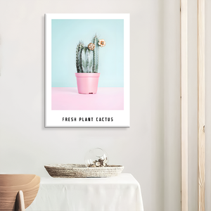 Vente en gros de peinture de <span class=keywords><strong>cactus</strong></span> Art mural Plante Peinture sur toile imprimée pour décoration murale - Product Image 1