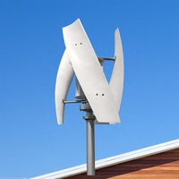 Énergie gratuite 1000W 12V 24V 48V Générateur à aimants permanents Turbine éolienne verticale 1KW