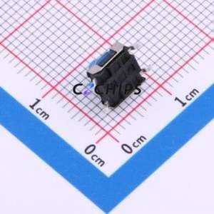TS-1047A-A5B3-D2 Tactile Switch SMD,6.2x6.4mm Switch Single Pole Single Throw Round Button 2.5N Vertical Mount - Product Image 2