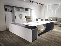 Haute qualité en forme de L Design moderne haut de gamme brevet avancé chef luxe maison Table de direction gestion de bureau bureau