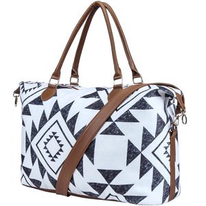 Bolsa de Viaje Unisex Grande con Cierre de Cremallera, Bolsa de Fin de Semana, Bolsa de Lona de Nailon para Viajes Cortos - Product Image 1