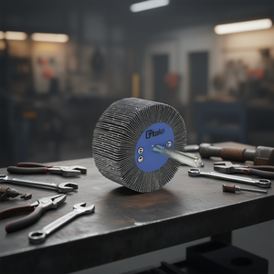 Disco Abrasivo de Tela Ttake de 50x30 mm con Eje de 6 mm y Grano 120 para Pulir - Product Image 3