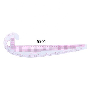 <span class=keywords><strong>MCZ</strong></span>-74 bonne qualité 8 pièces règles de couture françaises ensemble règle en plastique mesure règle de courbe - Product Image 3