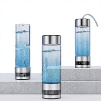 Générateur d'eau hydrogénée portable Technologie SPE PEM Rechargeable Bouteille d'eau riche en hydrogène 3 en 1 Série Couleurs et styles 460 ml