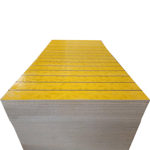 Thiết kế hiện đại bảng điều khiển slatwall 18mm dày melamine <span class=keywords><strong>MDF</strong></span> rãnh bảng cho kệ trưng bày <span class=keywords><strong>E1</strong></span> formaldehyde tiêu chuẩn khí thải - Product Image 5