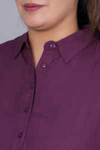 Ropa de moda para mujer Ropa de verano Amarillo y morado Túnica larga Kurta Mostaza Top Túnica larga amarilla y morada Kurta de gran tamaño - Product Image 4