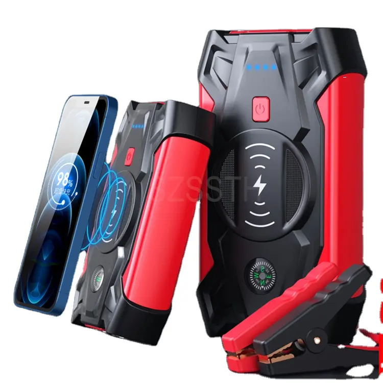 Emergency Kit 39800mAh jumpstarter wireless portable carJump Starter For Cars car jump starter power bank