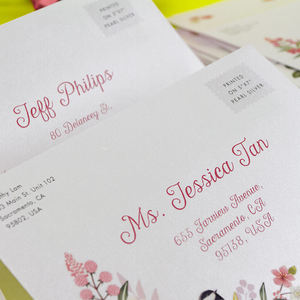 Elegant <strong>Pearl</strong> Paper Thank You Cards Custom Made for Weddings Business Promotions or Corporate Use - Product Image 6