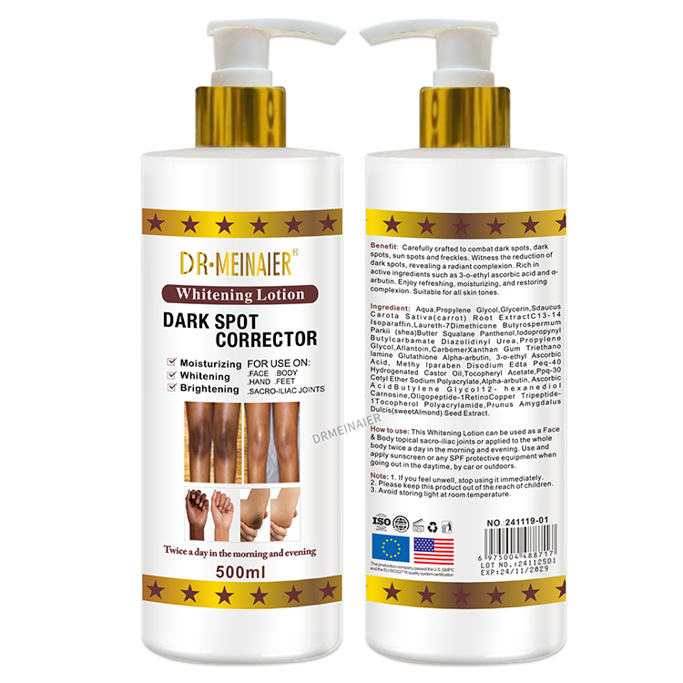 Lotion pour le corps anti-taches brunes