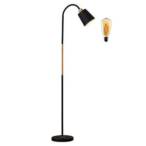 <span class=keywords><strong>Lampara</strong></span> De Pie Nordica <span class=keywords><strong>Flexible</strong></span> 1,5 Metros Calidad Pantalla Negro - Product Image 1