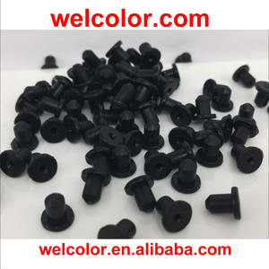 จุกยางซิลิโคนสีดำทรงกลมขนาดเล็ก คุณภาพคงที่ สำหรับปิดรูขนาด 4.35 มม. 4.0 มม. 5/32 นิ้ว - Product Image 5