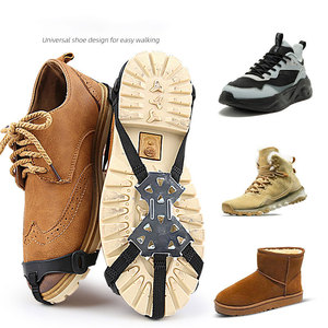 <span class=keywords><strong>Crampons</strong></span> antidérapants à 11 dents pour la marche en plein air Couvre-chaussures pour <span class=keywords><strong>enfants</strong></span> et adultes - Product Image 5