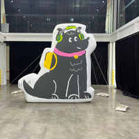 Letrero Inflable Gigante, Modelo Inflable para Centro Comercial, Escenario LED Oxford, Estrella Inflable Personalizada, Decoración Inflable
