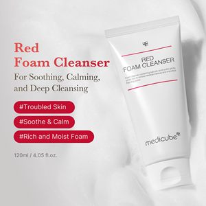 Nettoyant <span class=keywords><strong>Gel</strong></span> Moussant Rouge – Nettoyage en Profondeur, Contrôle du Sébum et Régulation du Sebum, Effets Raffermissants, Soin Unisexe - Product Image 2