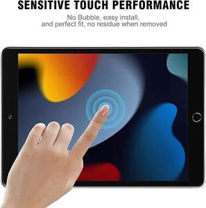 Protector de Pantalla de Vidrio Templado 9H para iPad 7.ª, 8.ª, 9.ª Generación 10.2'' 2021 2020 2019, Sensible al Tacto, Anti-Rayones - Product Image 3