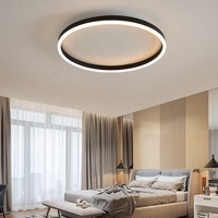 Chambre à coucher d'hôtel contemporaine Salon Lumière intérieure Décoration Montage en surface Rond Moderne Plafonnier à projection Led