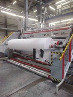 Machines de tissu non tissé Brève manuelle Mélange automatique Entoilage Anti-Slip Fine Rotoformer Mélangeur non tissé