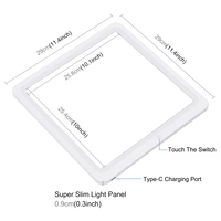 PULUZ usine Portable Mini 30cm LED remplissage boîte à lumière USB 6 couleurs Photo Studio tir tente de table photographie Mini Kit
