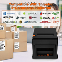 Printer termal POS portabel 80mm, Printer Mini termal 3 inci kecepatan cepat