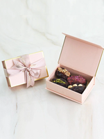 Boîte d'emballage rigide vide personnalisée pour chocolats, baklavas, dattes, boîtes cadeaux magnétiques pour le Ramadan musulman avec séparateur
