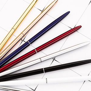 Promotional Twist Ball <b>Pen</b> with Customized Logo Black <b>White</b> Slim Metal Body for Business Office - Product Image 5