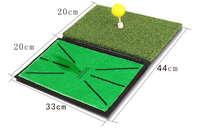 Tapis de frappe de golf portable avec logo personnalisé, service OEM, tapis de frappe de golf avec entraîneur de trajectoire de swing