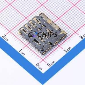 SMO-1030 SIM Card Connector SMD Connector Self-Return Type Micro SIM Card Card Holder 1.29mm - Product Image 2