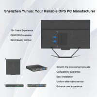 Nuevo PC con Especificación Abierta y Conectable para Pizarra Blanca, Windows 10/11 Pro/Linux, Resolución 4K, 16 GB de Memoria de Video, Personalizado YUHUA OPS