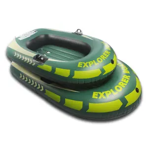 Bote inflable de Pvc para dos personas, bote inflable de aventura en el agua, canoa, pesca, remo, aire, kayak