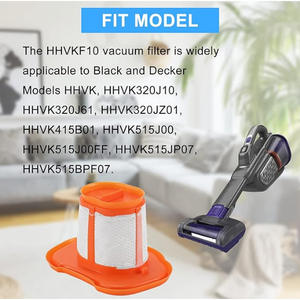 Cartouche de filtre Hepa 130mm x 98mm x 85mm pour aspirateur Black Decker, pièce de rechange haute efficacité pour usage domestique - Product Image 3